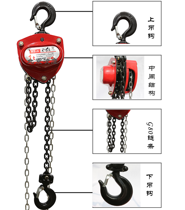 手拉葫蘆結(jié)構(gòu)圖